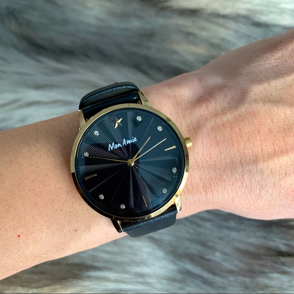 Mon Amie leather watch